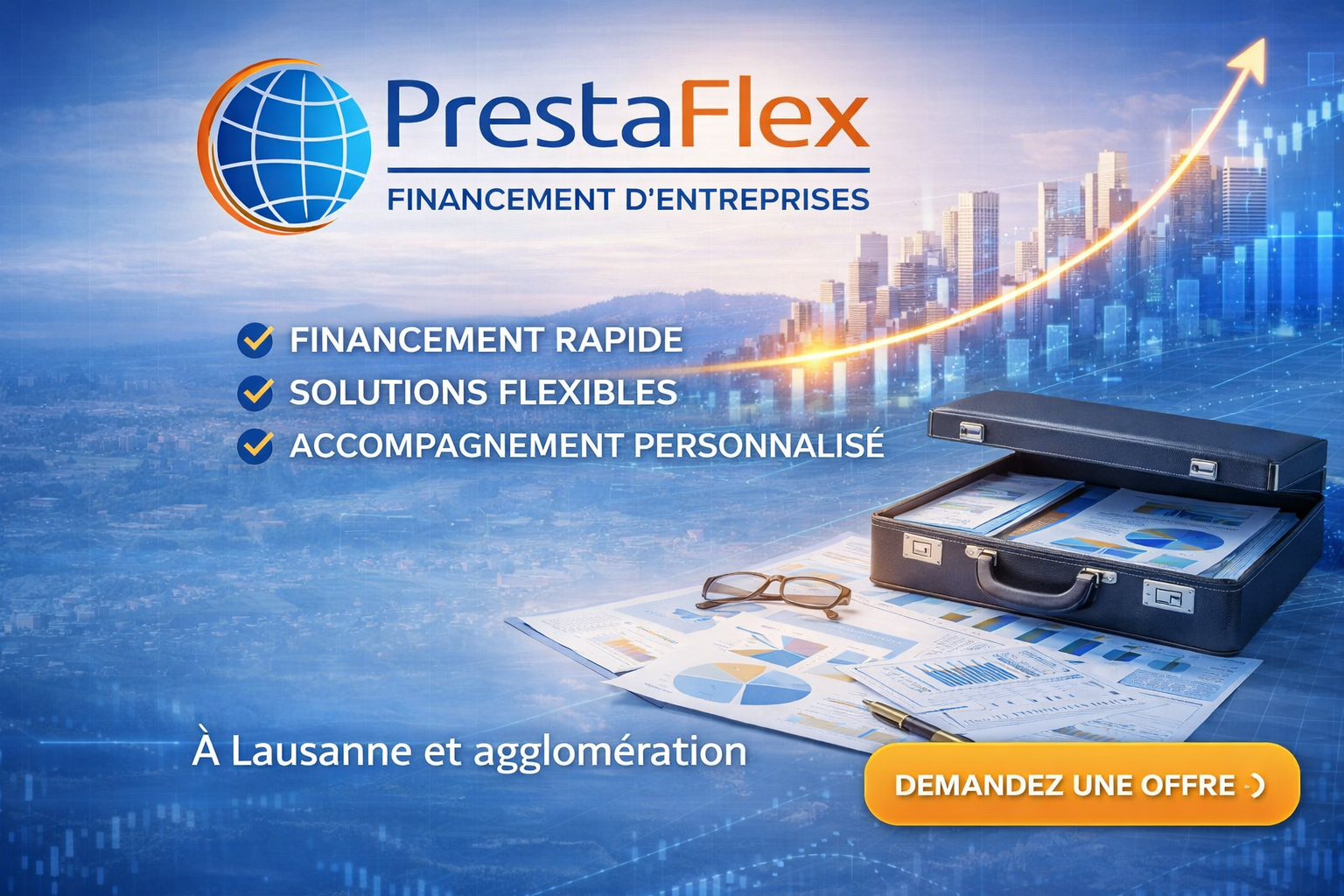 Financement entreprise Suisse avec PrestaFlex